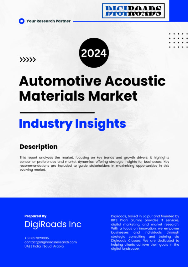 Automotive Acoustic Materials Market