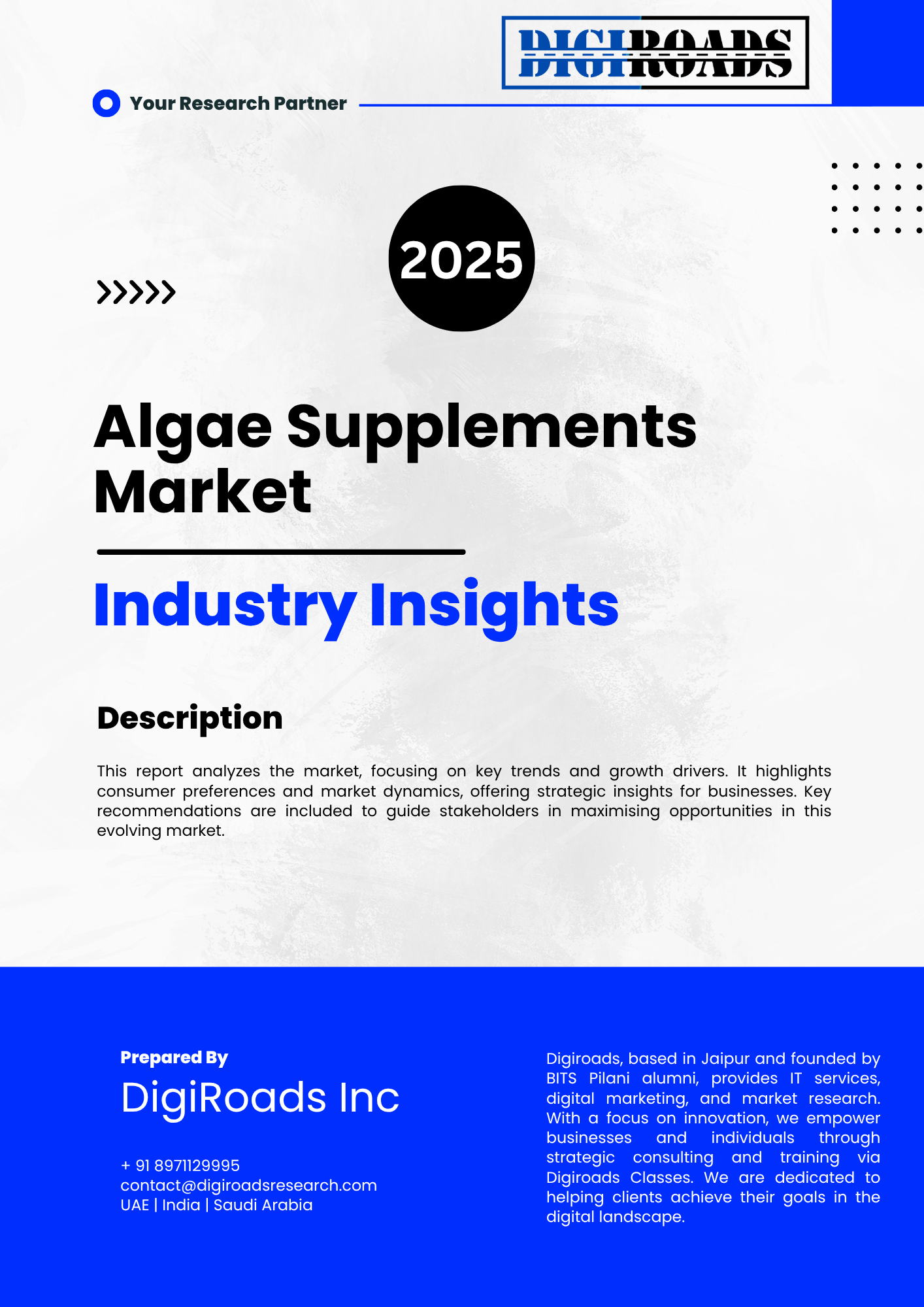 Algae Supplements Market