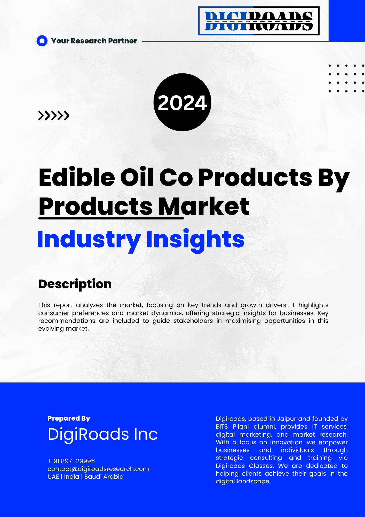 Edible Oil Co Products By Products Market